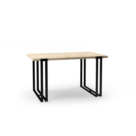 EWEN Étkezőasztal 120 cm (sonoma tölgy / fekete)