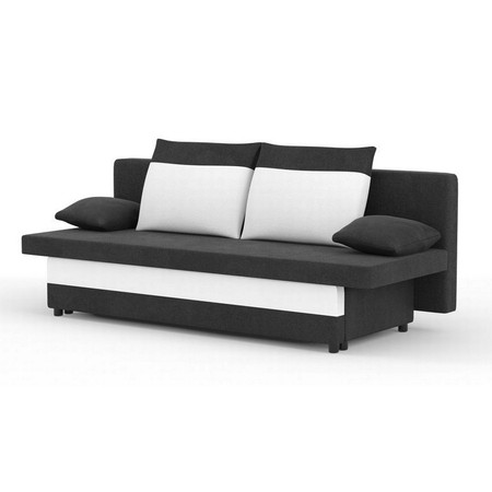 SONY kinyitható kanapé Fekete-fehér