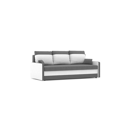 MILTON nagyméretű kinyitható kanapé Szürke / fehér