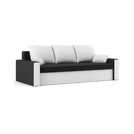 PANAMA kinyitható kanapé Fekete-fehér
