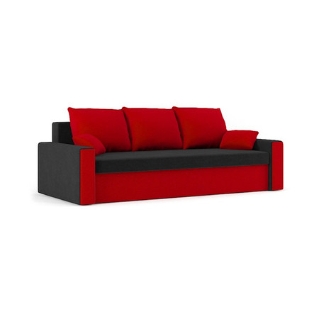 PANAMA kinyitható kanapé Fekete /piros