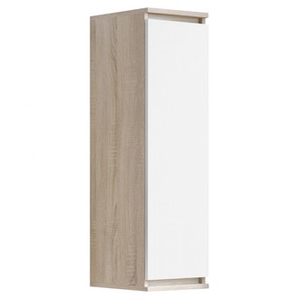 CLP W 30 cm Sonoma/fehér vitrin