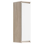 CLP W 30 cm Sonoma/fehér vitrin