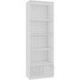 Regál R60 1SZ 4P - bílý lesk