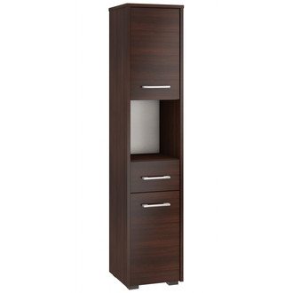 FIN 2D 1SZ 1W fürdőszobai szekrény, wenge színben