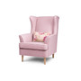 STRALIS Füles fotel Rózsaszín