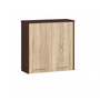 FIN W60 2D függesztett fürdőszobai szekrény – wenge/sonoma tölgy