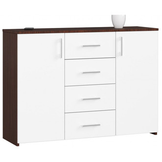 K45 komód – wenge/fehér
