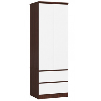 STAR S60 2D2SZ ruhásszekrény – wenge / fehér színben