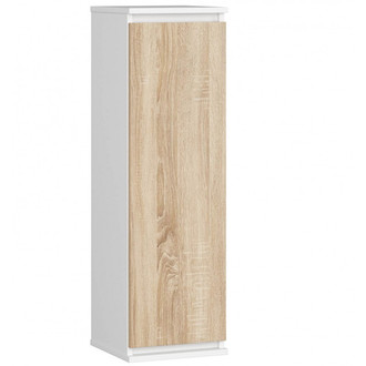 Vitrína CLP W 30 cm fehér/sonoma tölgy.