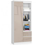 Polc R 80 cm CLP R11 fehér/cappuccino magasfényű