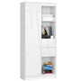 Polc R 80 cm CLP R15 fehér/magasfényű fehér