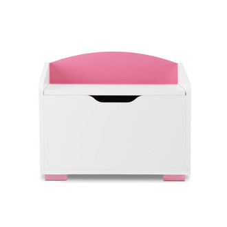 PABIS tároló - fehér/rózsaszín