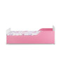 PABIS ágy matraccal - fehér/rózsaszín