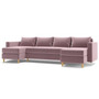 Szétnyitható kanapé LIVIO Rózsaszín