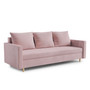  ALMA Nagyméretű kinyitható kanapé Rózsaszín