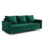  ALMA Nagyméretű kinyitható kanapé Zöld