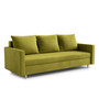  ALMA Nagyméretű kinyitható kanapé Világos zöld