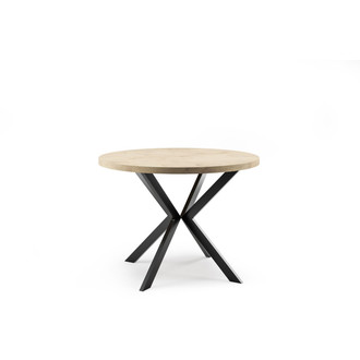 ELA Étkezőasztal 120 cm (sonoma tölgy / fekete)