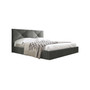 Kárpitozott ágy KARINO mérete 90x200 cm Sötétszürke