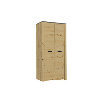 XL S2D ruhásszekrény – artisan tölgy/szürke