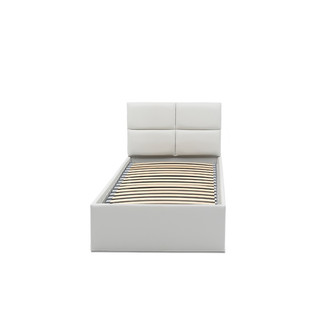 Kárpitozott ágy MONOS II matrac nélkül mérete 90x200 cm - Eco-bőr