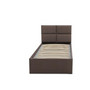 MONOS kárpitozott ágy matrac nélkül mérete 90x200 cm Kakaó