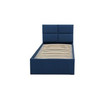 MONOS kárpitozott ágy matrac nélkül mérete 90x200 cm Tengerész kék