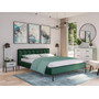 Kárpitozott ágy MILAN mérete 160x200 cm Zöld