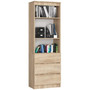 CLP R 60 cm-es Sonoma tölgy polc, 3 fiókkal és 2 polccal.