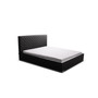 NEVADA kárpitozott ágy (fekete)  160x200 cm