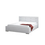 DAKOTA kárpitozott ágy (fehér) 180x200 cm