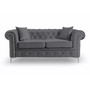 Roma Chesterfield II kanapé Szürke