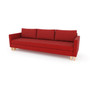 OSLO II nagyméretű kinyitható kanapé Piros - galéria #3