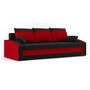 Nagy méretű HEWLET kanapéágy. Fekete /piros - galéria #4