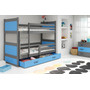 Gyerek emeletes ágy RICO 190x80 cm Kék Fehér - galéria #8