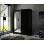 Velis Gardróbszekrény - 150 cm Sonoma tölgy Fekete - galéria #9