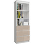 CLP R 60 cm cappuccino fényes polc, 3 fiókkal és 2 polccal. - galéria #1