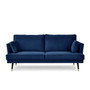 FALCO Háromszemélyes kanapé Tengerész kék - galéria #1
