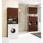FIN W30 függesztett fürdőszobai szekrény, wenge színben - galéria #1