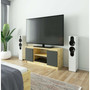 TV állvány RTV K120 artisan tölgy/grafitszürke. - galéria #1