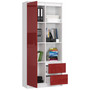 Polc R 80 cm CLP R11 fehér/piros magasfényű - galéria #1