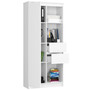 Polc R 80 cm CLP R15 fehér/magasfényű fehér - galéria #1