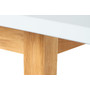 FRISK Összecsukható étkezőasztal 140 cm (fehér / tölgy) - galéria #1