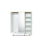 FRISK szekrény tükörrel (fehér / tölgy) - galéria #3
