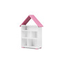 PABIS házi polc - fehér/rózsaszín - galéria #1