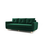 Nagyméretű szétnyitható kanapé MAWI Világos zöld - galéria #11