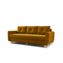Nagyméretű szétnyitható kanapé MAWI Sárga - galéria #10