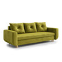 Nagyméretű szétnyitható kanapé MAWI Világos zöld - galéria #1