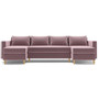 Szétnyitható kanapé LIVIO Rózsaszín - galéria #4